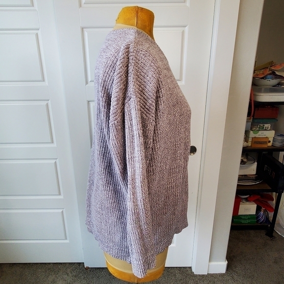 TORRID GREY MARL KEYHOLE TUNIC SWEATER COTTON BLEND WOMEN SIZE 2 2X PULLOVER - Picture 13 of 13